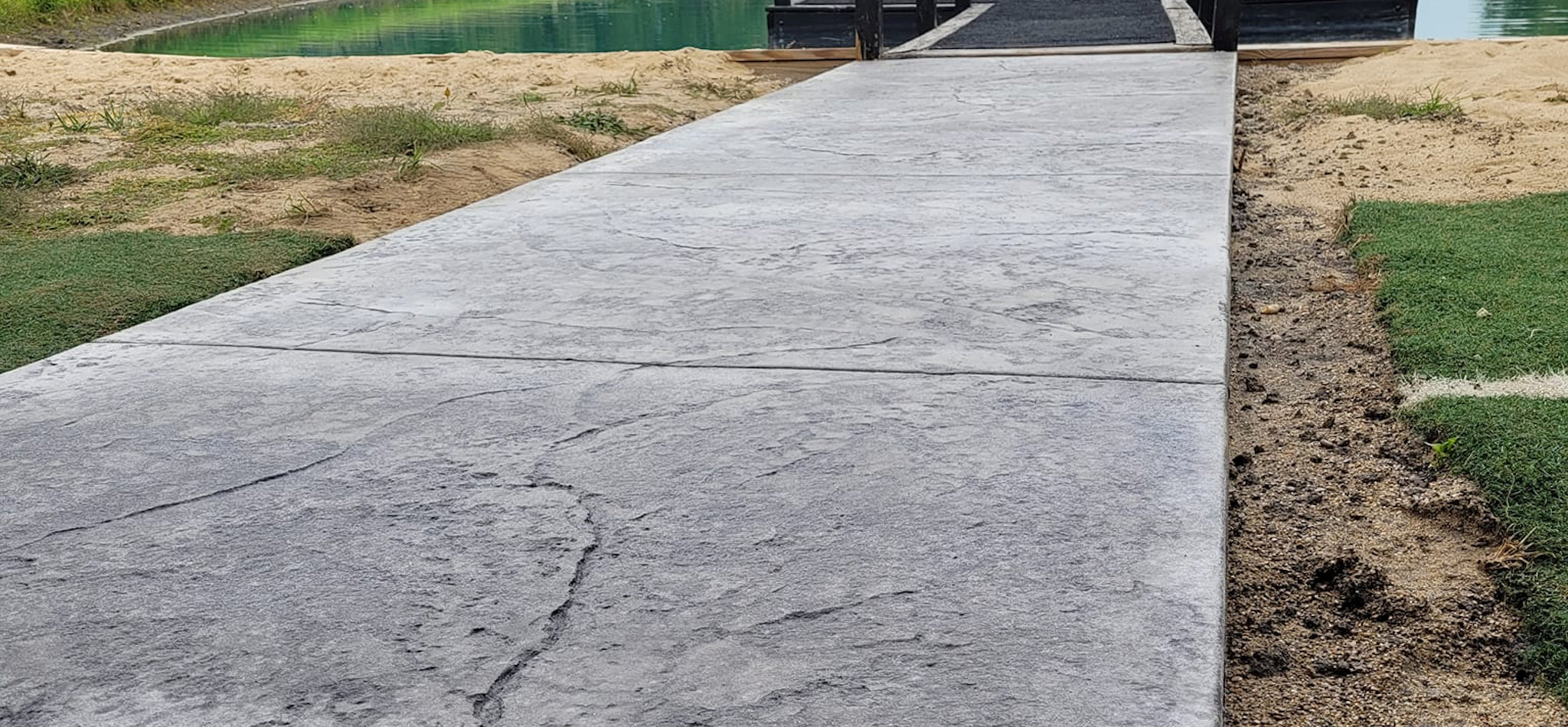 Schaffer Concrete, Haab stamp installation